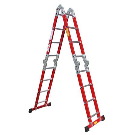 บันไดอเนกประสงค์ปรับแบบ BARCO M3 16 ขั้น สีแดง_0