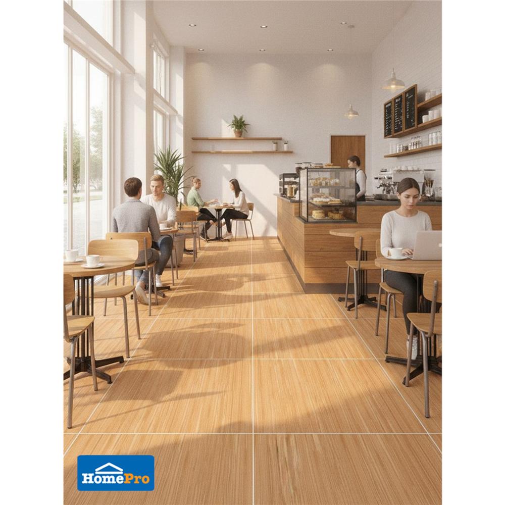 กระเบื้องพื้น 60x60 ซม. DURAGRES อีโค่ ฮอร์เนท บราวน์ A 1.44 ตร.ม.