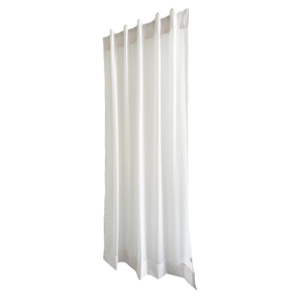 ผ้าม่านโปร่งซ่อนหู HOME LIVING STYLE NENNO 140x220 ซม. สีขาว