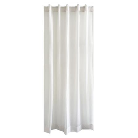 ผ้าม่านโปร่งซ่อนหู HOME LIVING STYLE NENNO 140x220 ซม. สีขาว_0