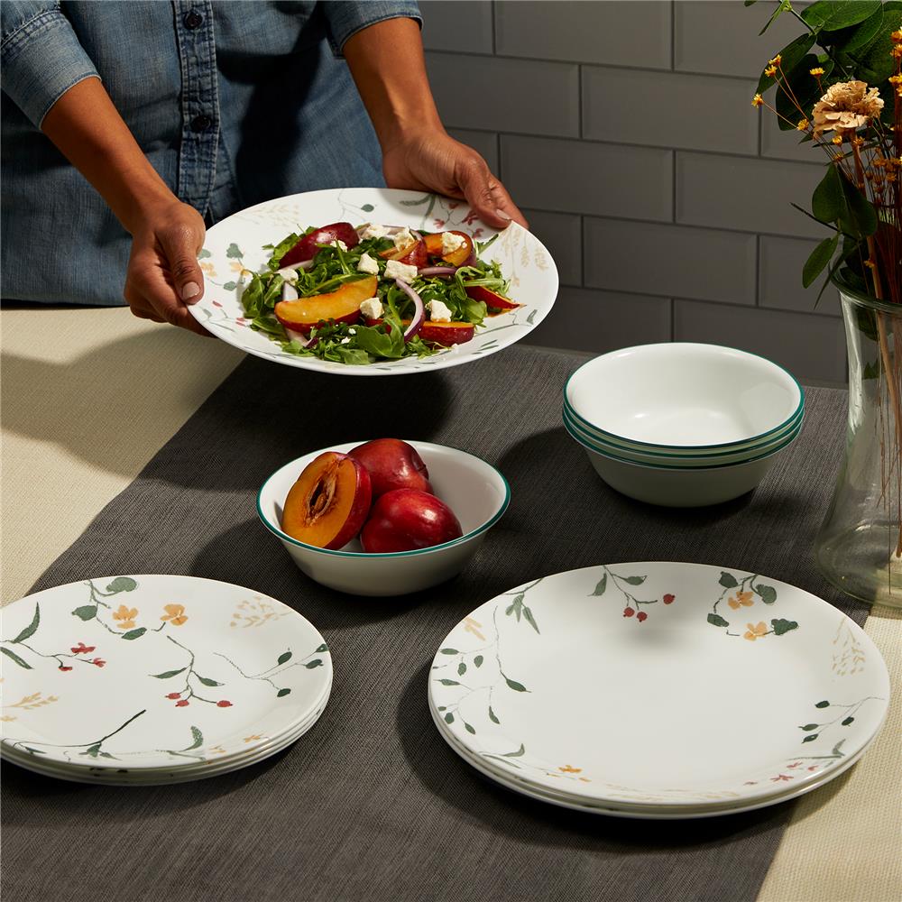 ชุดจานชาม CORELLE WILDFLOWER SCATTER (ชุด 12 ชิ้น)