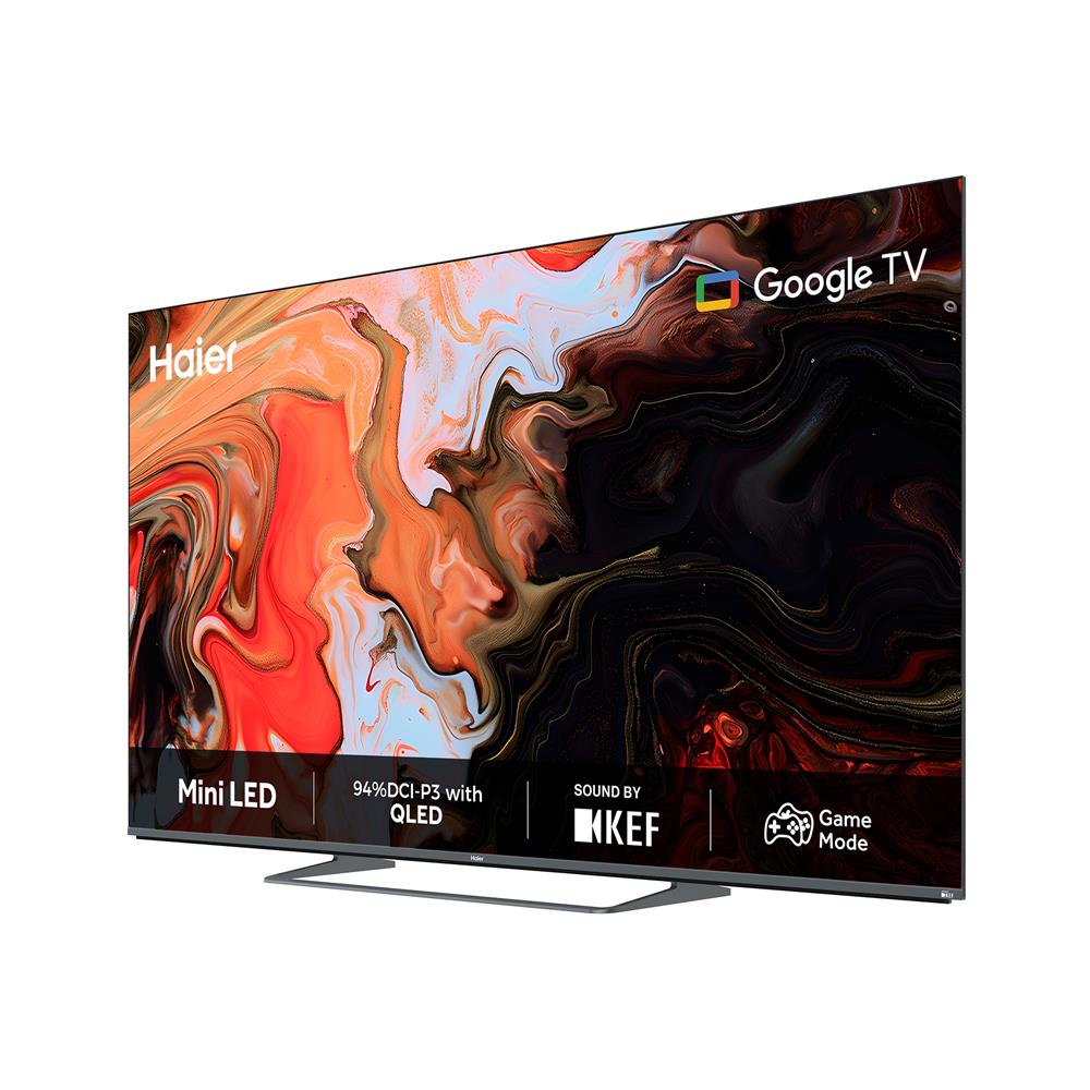 ทีวี มินิคิวแอลอีดี 85 นิ้ว HAIER (4K, MINI QLED, GOOGLE TV) H85M80FUX