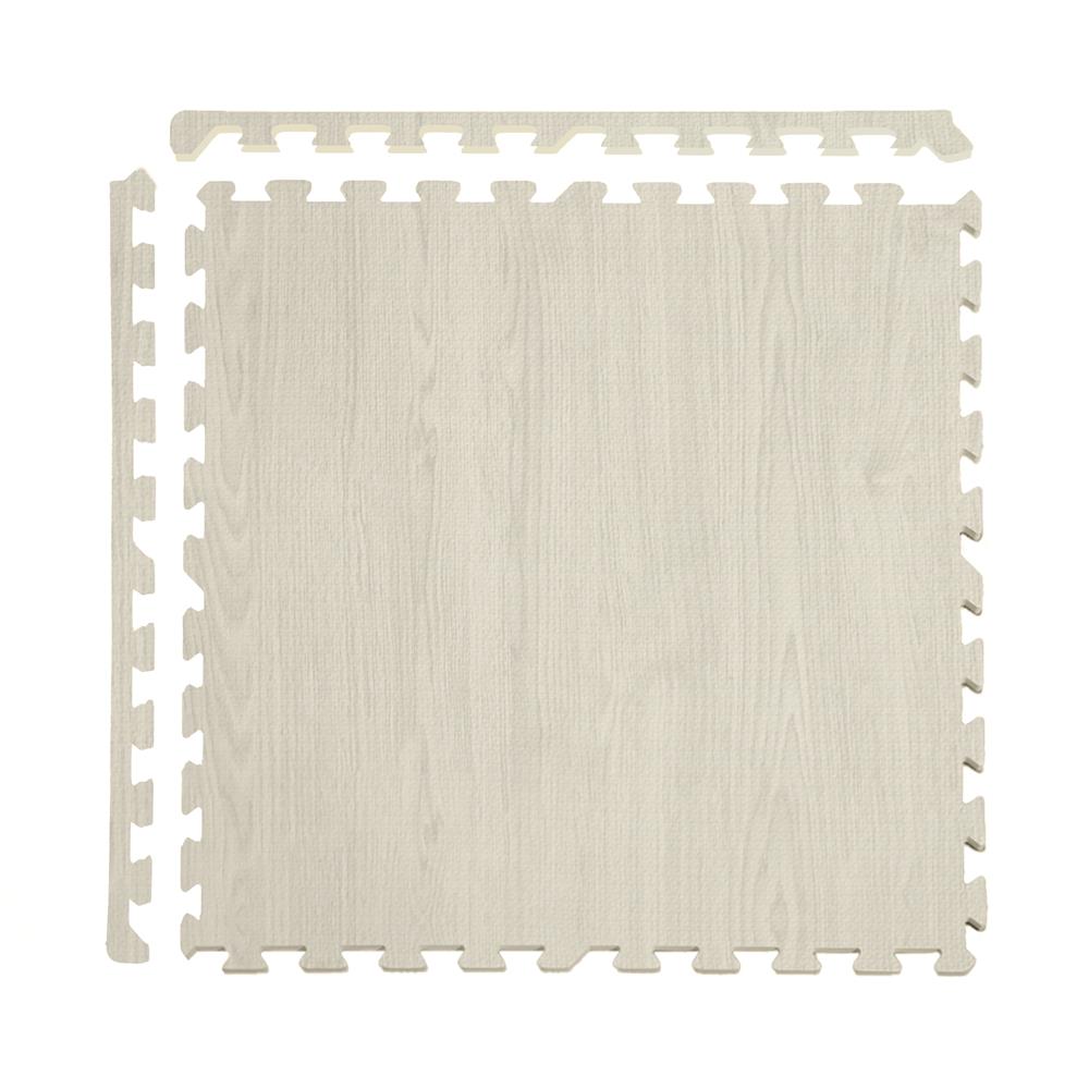 แผ่นรองนั่ง JIGSAW HOME LIVING STYLE OAK 60x60 ซม. สีเทา (แพ็ก 4 ชิ้น)