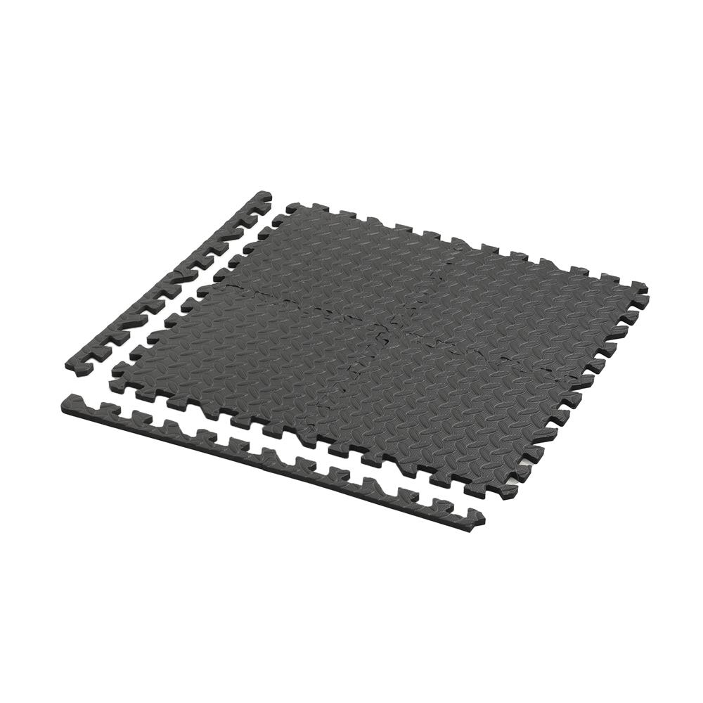 แผ่นรองนั่ง JIGSAW HOME LIVING STYLE BASE 32x32ซม. สีดำ (แพ็ก 9 ชิ้น)