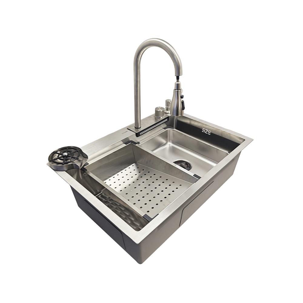 ซิงค์ฝัง 1 หลุม KUCINE STAR1B 68481W สีเงิน