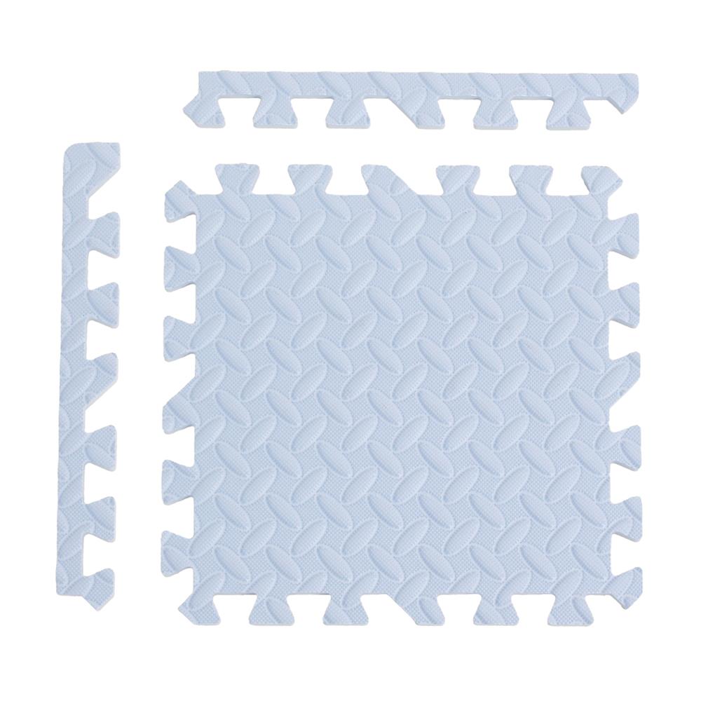 แผ่นรองนั่ง JIGSAW HOME LIVING STYLE BASE 32x32 ซม. สีฟ้า (แพ็ก 9 ชิ้น)