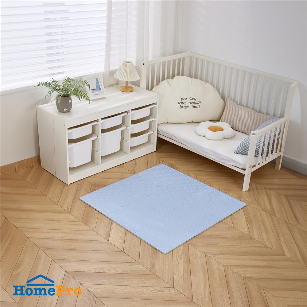 แผ่นรองนั่ง JIGSAW HOME LIVING STYLE BASE 32x32 ซม. สีฟ้า (แพ็ก 9 ชิ้น)