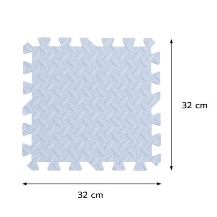 แผ่นรองนั่ง JIGSAW HOME LIVING STYLE BASE 32x32 ซม. สีฟ้า (แพ็ก 9 ชิ้น)_8