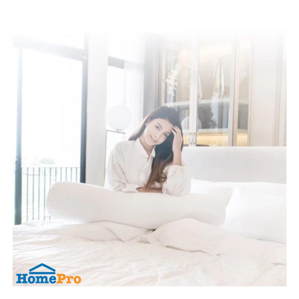 หมอนข้าง ใยสังเคราะห์ WELCARE HOLLOW-CONJUGATE สีขาว