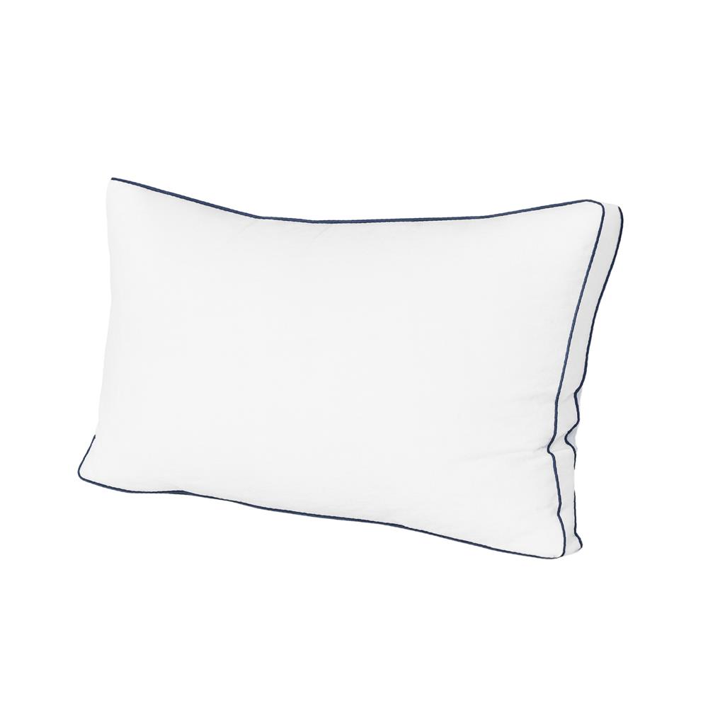 หมอนหนุน ขนห่านเทียม WELCARE SOFT GEL 49x74x23 ซม. สีขาว