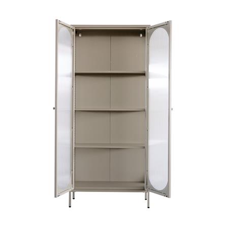 ตู้โชว์ 2 บานเปิด FURDINI ARCO 80 ซม. สีเทา_2