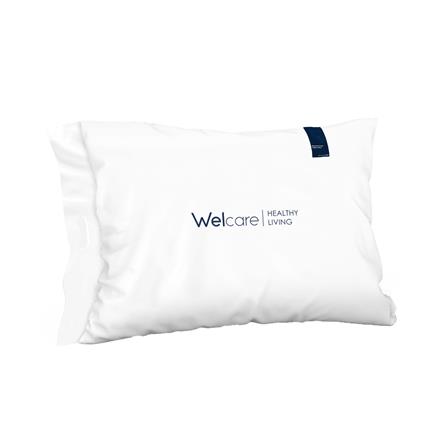หมอนหนุน ขนห่านเทียม WELCARE SOFT GEL 49x74x21 ซม. สีขาว_3