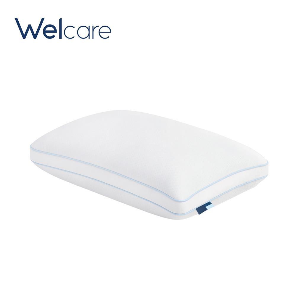 หมอนหนุน ขนห่านเทียม WELCARE COOL TOUCH 49x74x21 ซม. สีขาว