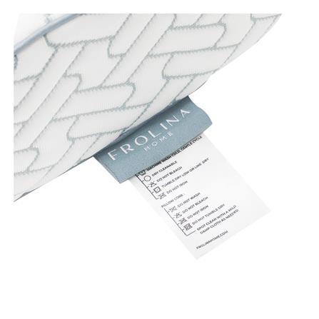 หมอนสุขภาพ เมมโมรี่โฟม FROLINA CURVA 60x40x12 ซม. สีขาว_5