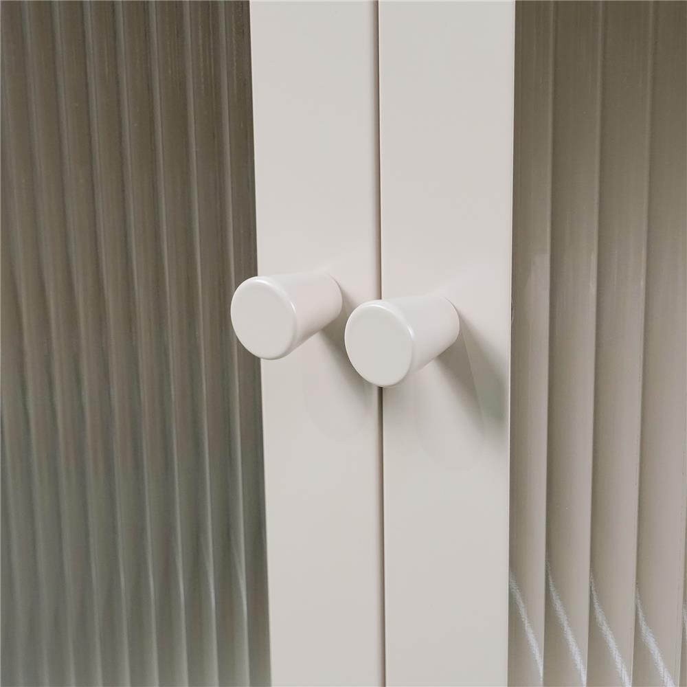 ตู้โชว์ 2 บานเปิด FURDINI ARCO 75 ซม. สีเทา