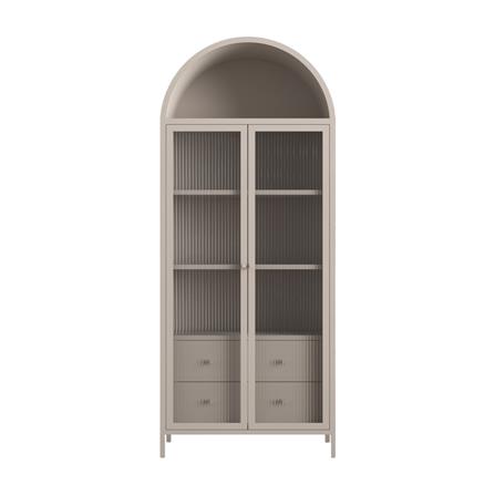 ตู้โชว์ 2 บานเปิด FURDINI ARCO 75 ซม. สีเทา_1