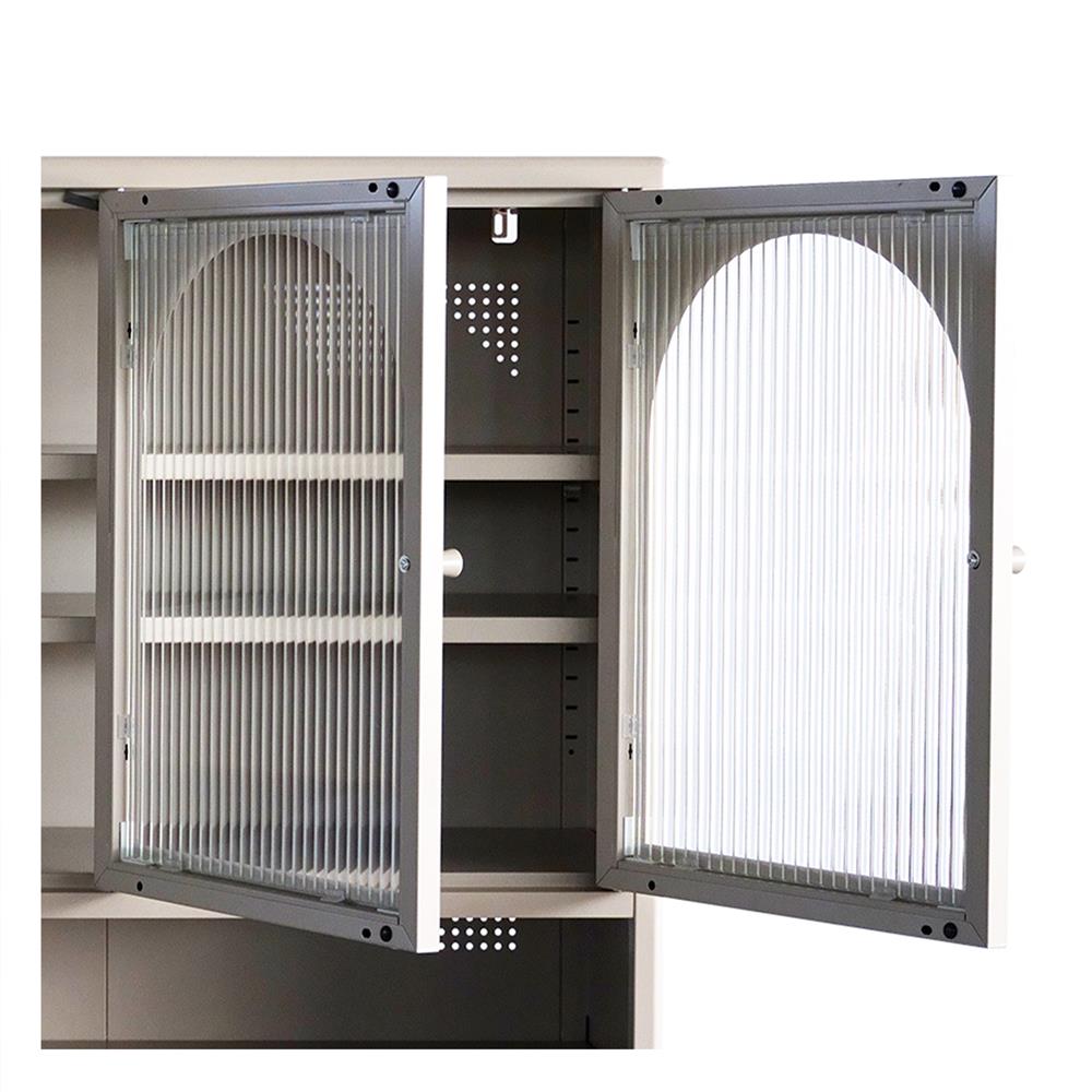 ตู้เก็บของ 3 บานเปิด FURDINI ARCO 120 ซม. สีเทา