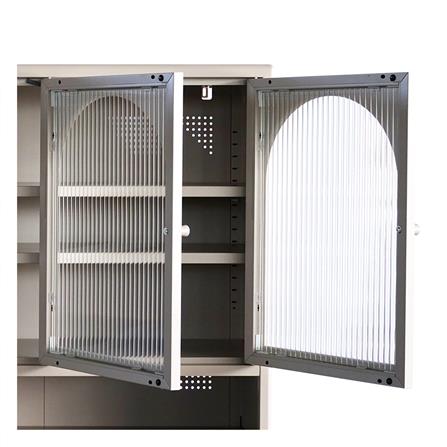 ตู้เก็บของ 3 บานเปิด FURDINI ARCO 120 ซม. สีเทา_3