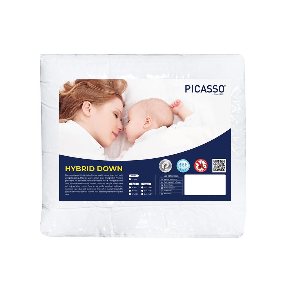 ไส้ผ้านวม PICASSO HYBRID DOWN 70x90 นิ้ว สีขาว