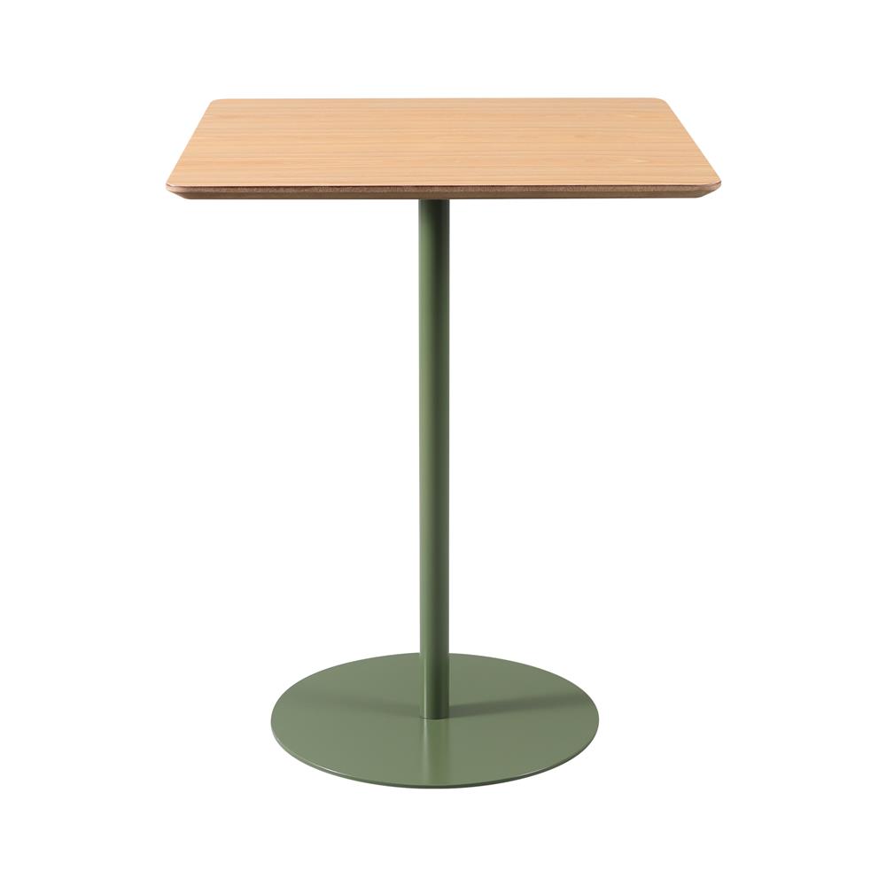 โต๊ะเหลี่ยม FURDINI CAFFEINE 60 ซม. สี NATURAL/เขียว