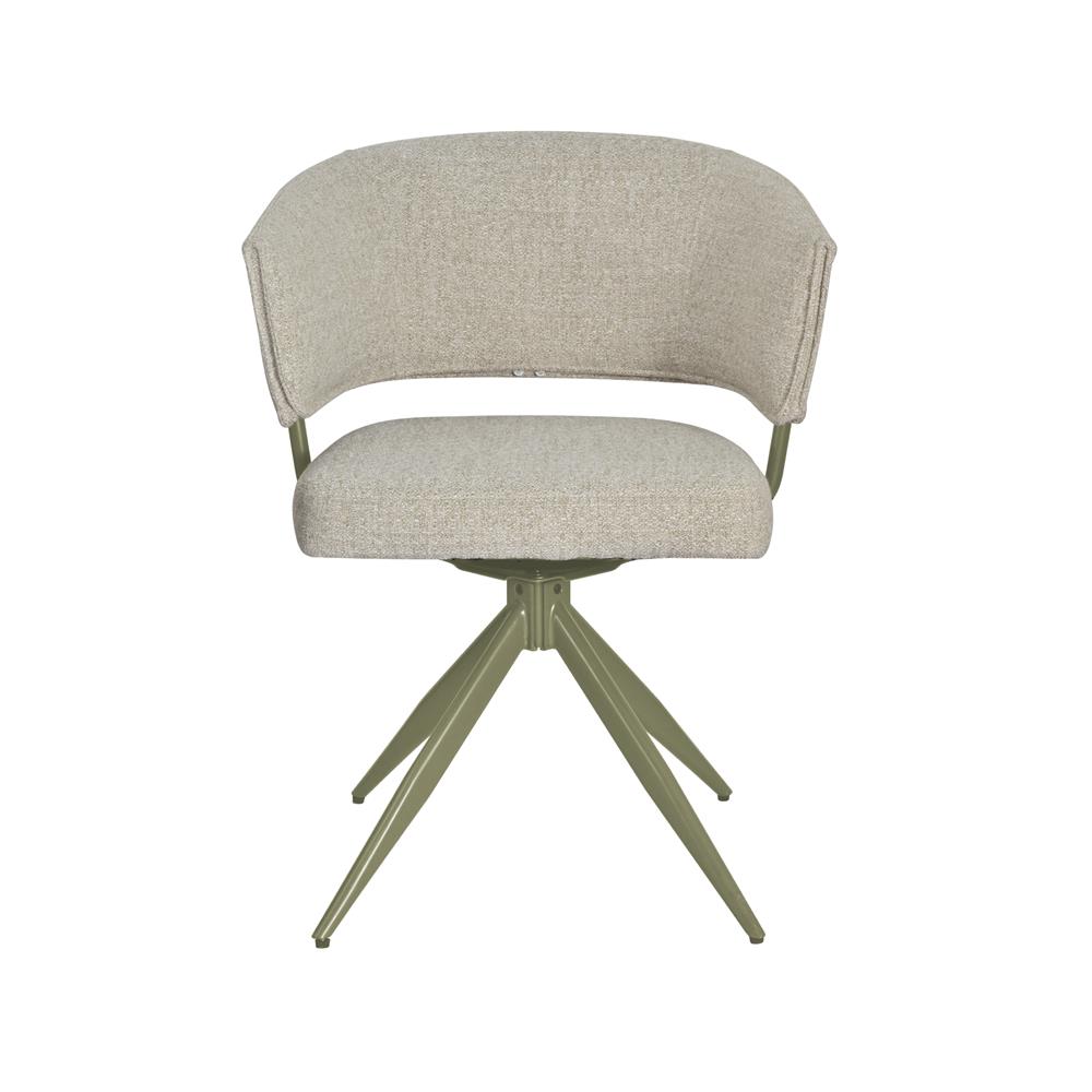 เก้าอี้ทานข้าวหมุนได้ BENETTA VELORA สีเบจ/เขียว