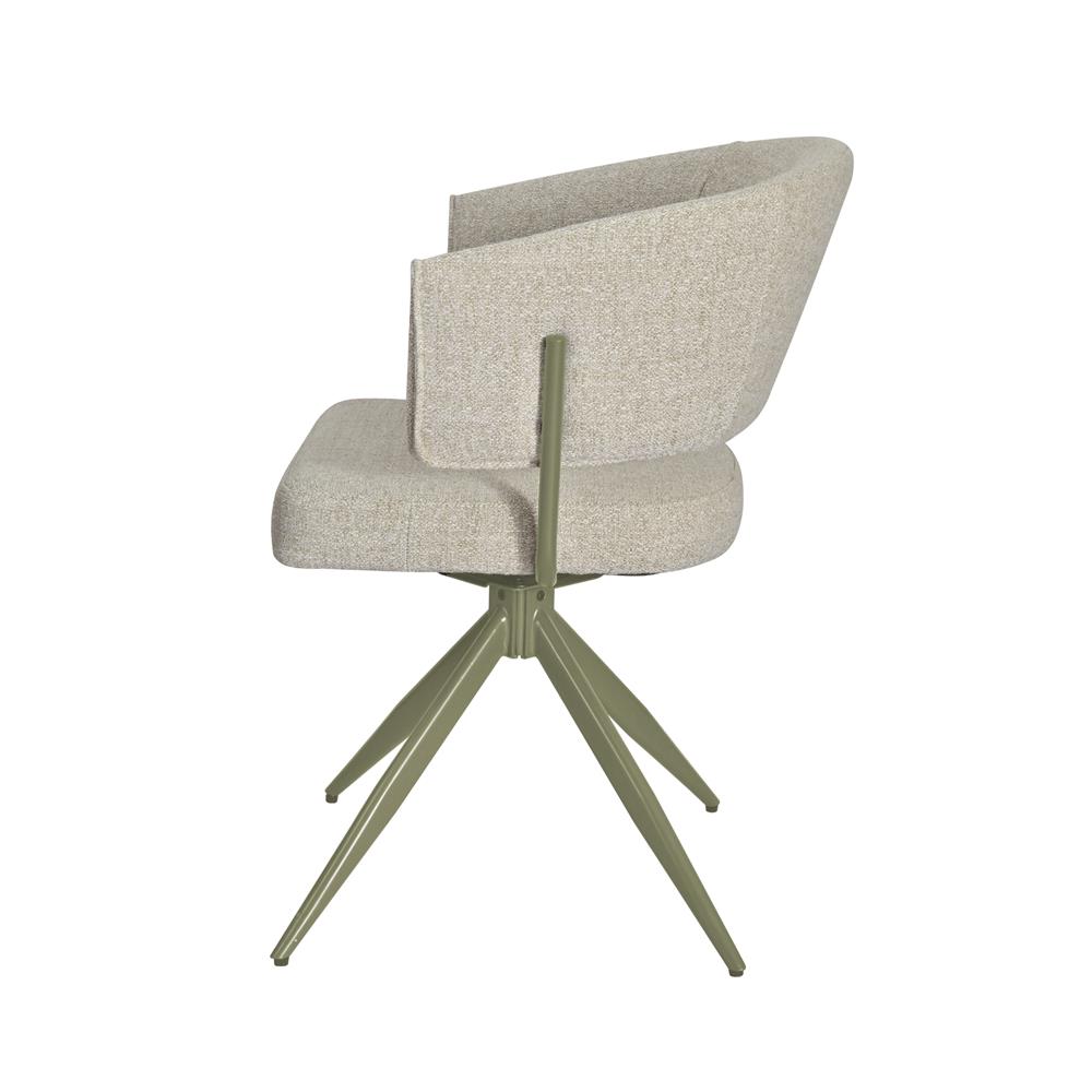 เก้าอี้ทานข้าวหมุนได้ BENETTA VELORA สีเบจ/เขียว