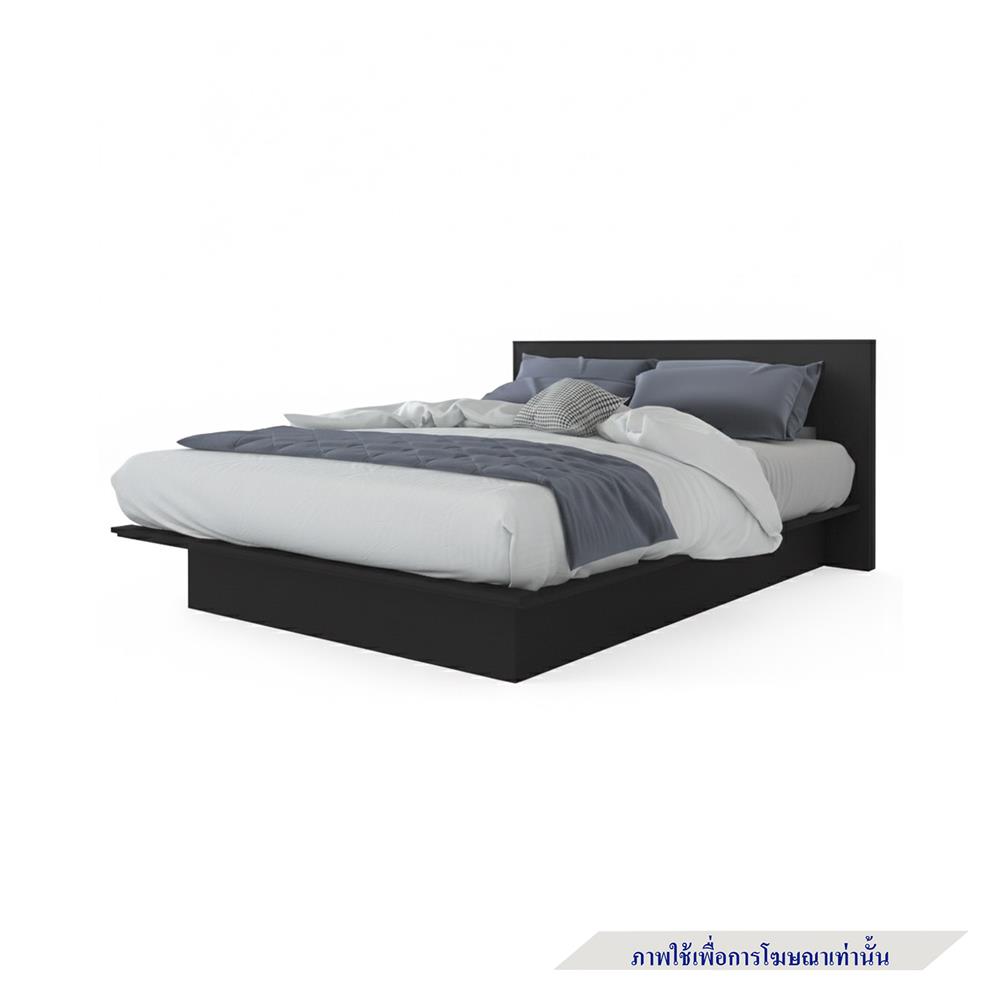 เตียง 5 ฟุต TOMATO HOME B-DQB-04 สีแบล็กโอ๊ค