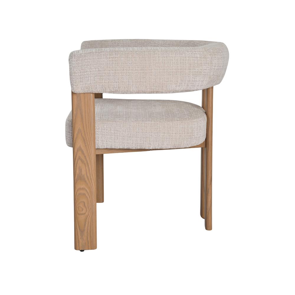 เก้าอี้ทานข้าว BENETTA HARMONA สีเบจ/น้ำตาล