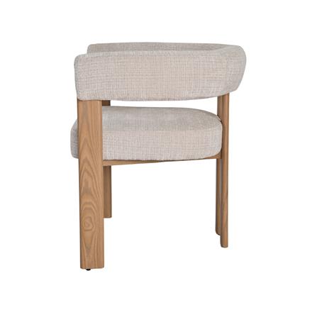 เก้าอี้ทานข้าว BENETTA HARMONA สีเบจ/น้ำตาล_2