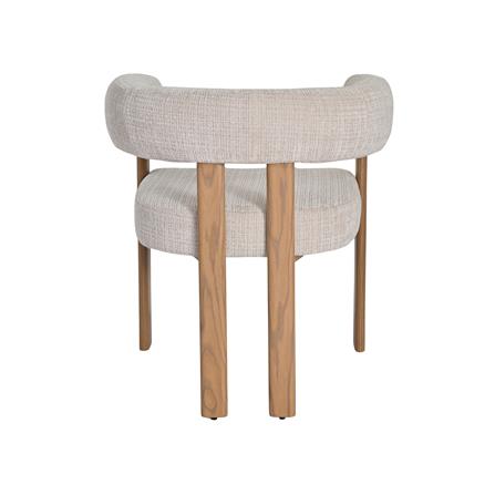 เก้าอี้ทานข้าว BENETTA HARMONA สีเบจ/น้ำตาล_4