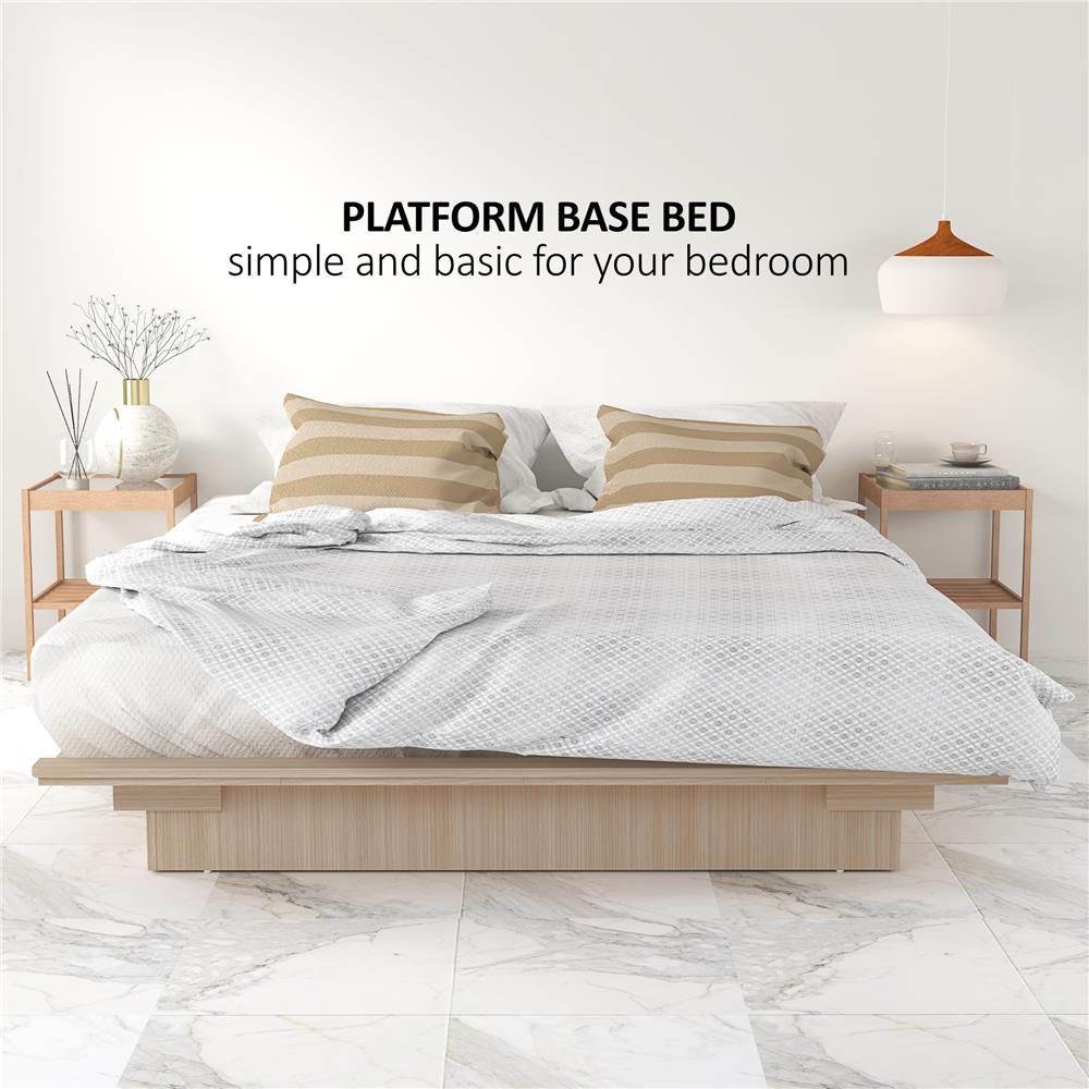 เตียง 5 ฟุต TOMATO HOME B-SQ-02 สีแพลงโอ๊ค