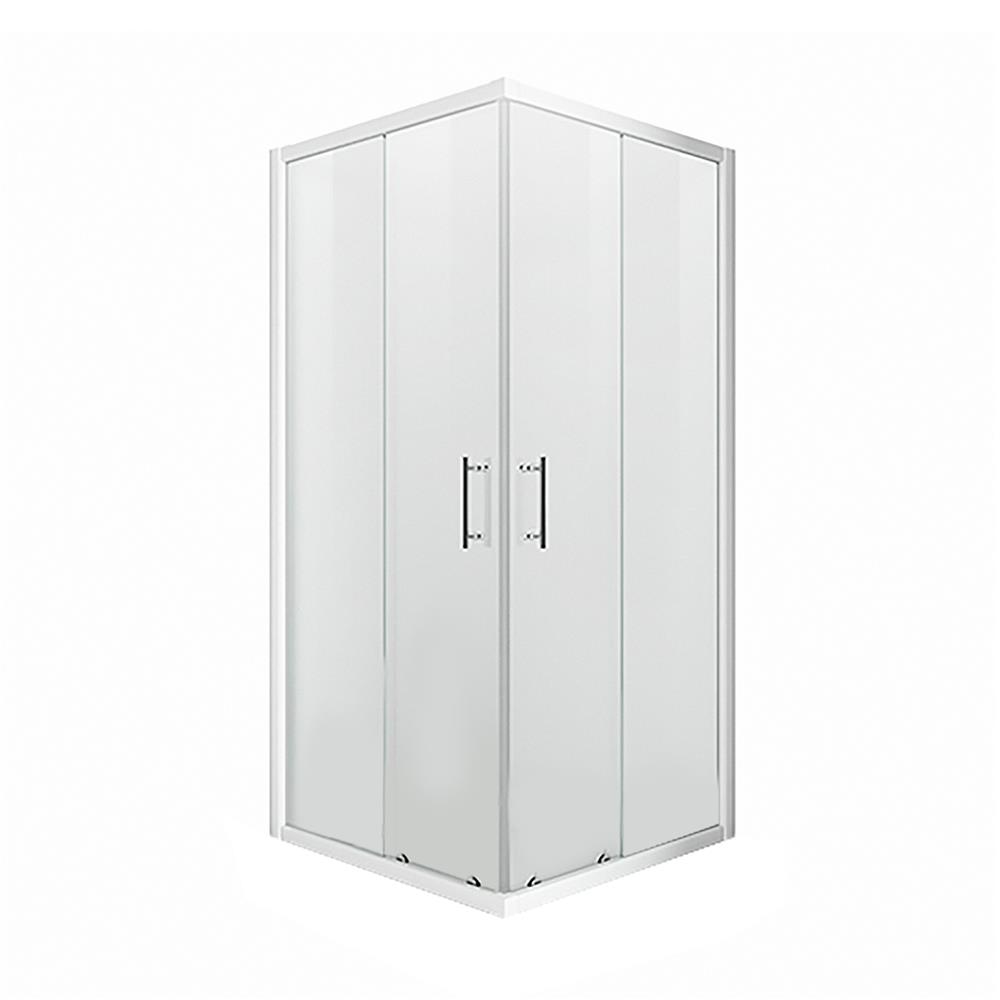 ฉากกั้นอาบน้ำ CRISTINA SQUARE90-Silver 90x90x190 ซม.