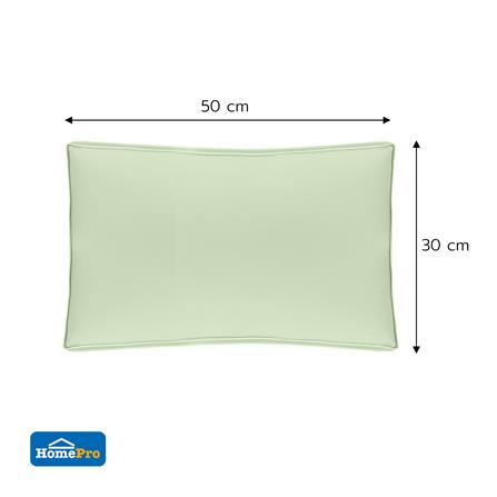 หมอนหนุน ใยสังเคราะห์ SNAZZ COOLING CHILLUXE 30x50 ซม. สีเขียว_3