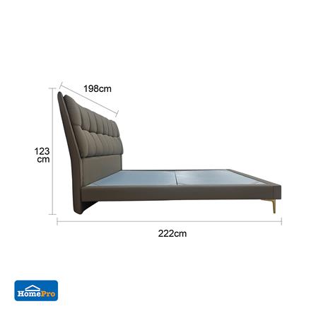 ฐานรองหัวเตียง 6 ฟุต BENETTA GRANITE สี GREY_4