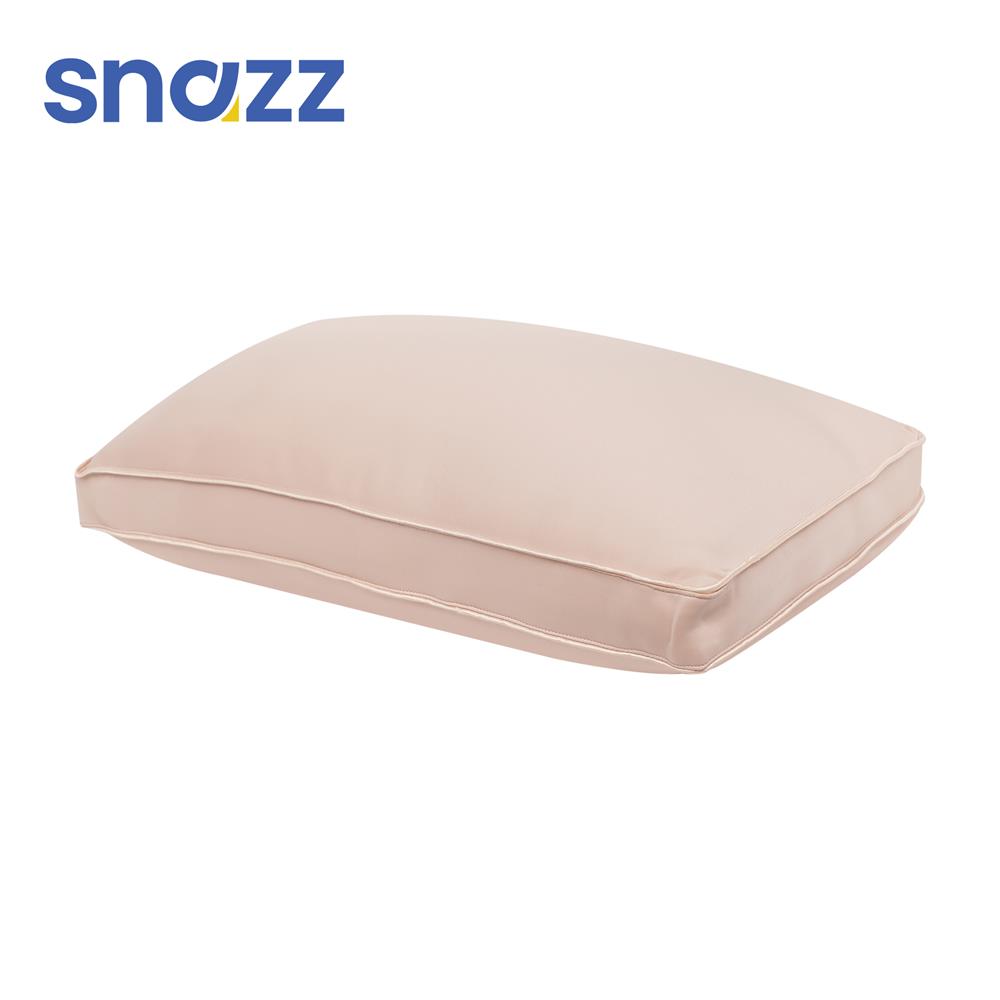 หมอนหนุน ใยสังเคราะห์ SNAZZ COOLING CHILLUXE 30x50 ซม. สีชมพู_1