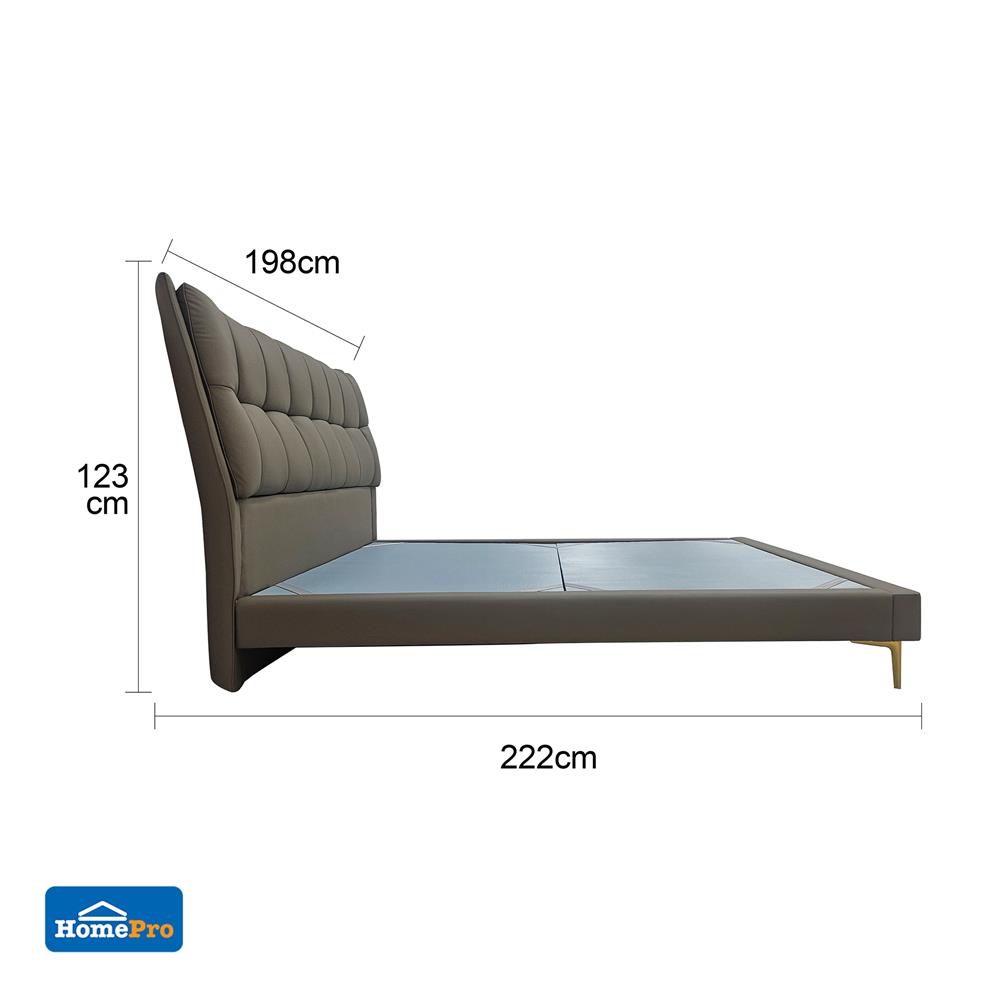 ฐานรองหัวเตียง 6 ฟุต BENETTA GRANITE สี BROWN