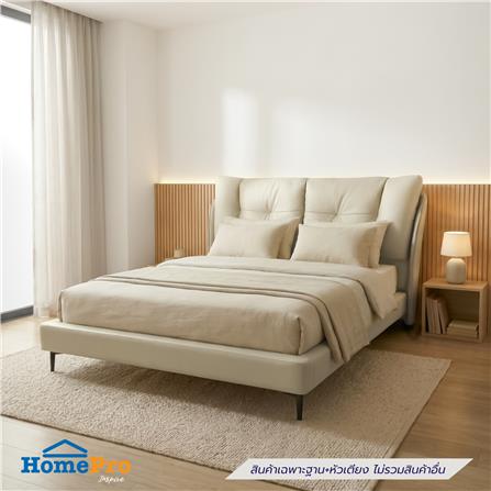 ฐานรองหัวเตียง 6 ฟุต BENETTA SERENO สี BEIGE_2