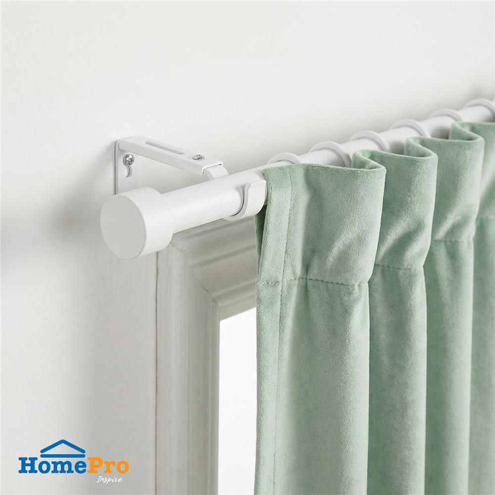 รางเหล็ก ยืดหด HOME LIVING STYLE CORK 180-310 ซม. สีขาว