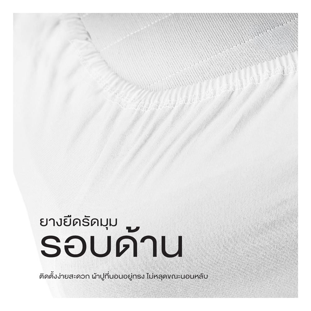 ชุดผ้าปูที่นอน 5 ฟุต (ชุด 6 ชิ้น) FROLINA MICROTEX DF076