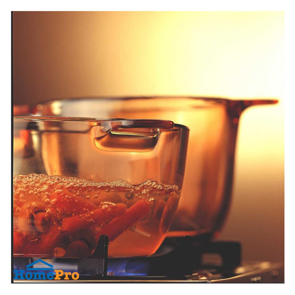 หม้อ 23 ซม. VISIONS VF สีเหลือง/ใส