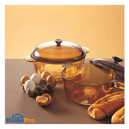 หม้อ 23 ซม. VISIONS VF สีเหลือง/ใส_1