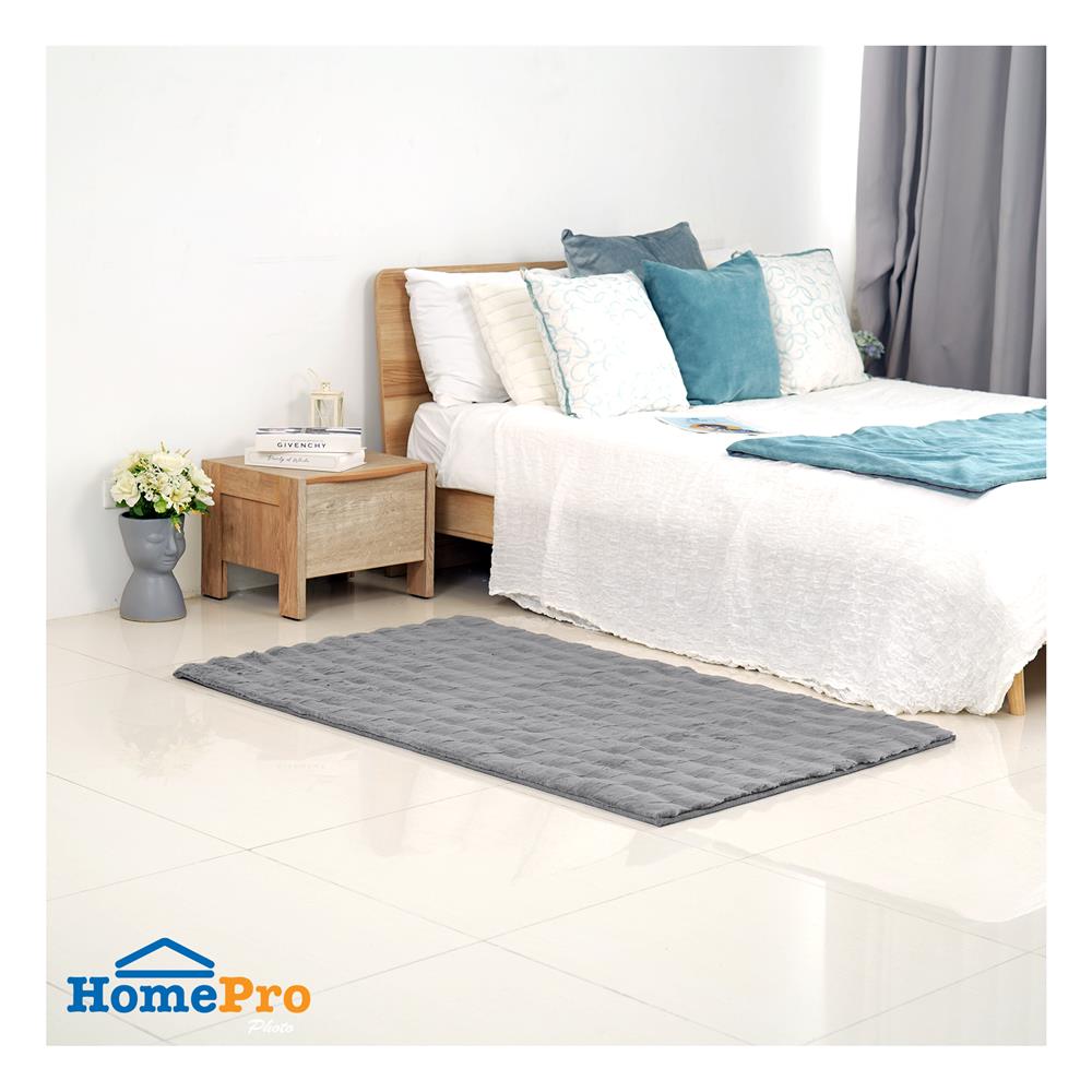 พรม HOME LIVING STYLE WEFER 90x150 ซม. สีเทาเข้ม