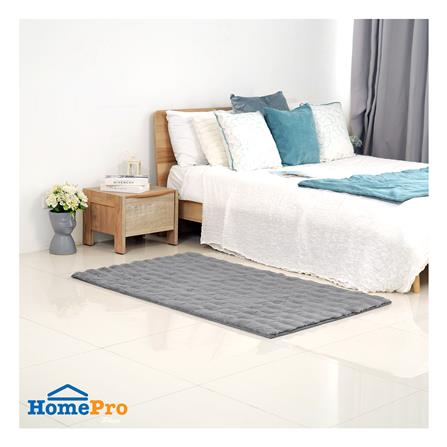 พรม HOME LIVING STYLE WEFER 90x150 ซม. สีเทาเข้ม_4
