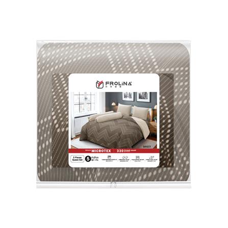 ชุดผ้าปูที่นอน 5 ฟุต (ชุด 6 ชิ้น) FROLINA MICROTEX DF077_4