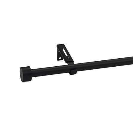 รางเหล็ก ยืดหด HOME LIVING STYLE CORK 180-310 ซม. สีดำ_1