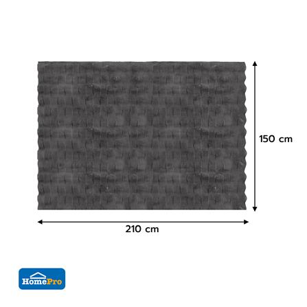 พรม HOME LIVING STYLE WEFER 150x210 ซม. สีเทาเข้ม_6