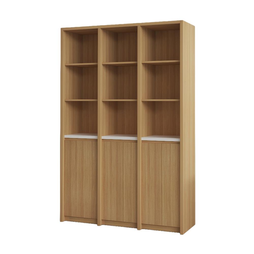 ชั้นวางของผสม 5 ชั้น 3 บานเปิด FURDINI AOMI 120 ซม. สี NATURAL OAK/ขาว