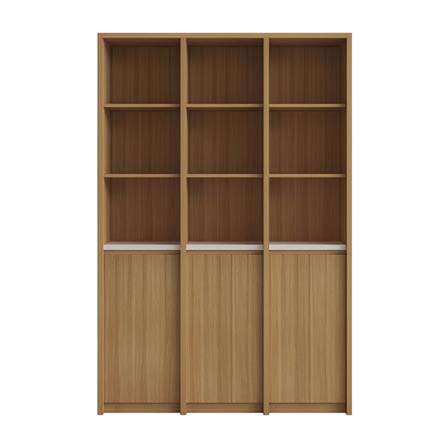 ชั้นวางของผสม 5 ชั้น 3 บานเปิด FURDINI AOMI 120 ซม. สี NATURAL OAK/ขาว_1