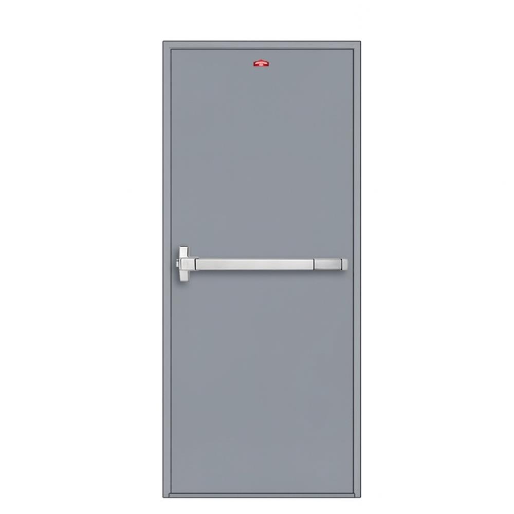 ชุดประตูเหล็กทนไฟ PROFESSIONAL DOOR FFD100G 106.4x204.8 ซม. สีเทา (เปิดด้านซ้าย ออกด้านนอก)