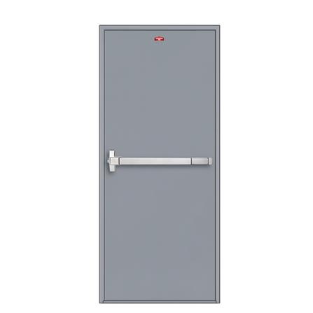 ชุดประตูเหล็กทนไฟ PROFESSIONAL DOOR FFD100G 106.4x204.8 ซม. สีเทา (เปิดด้านซ้าย ออกด้านนอก)_0